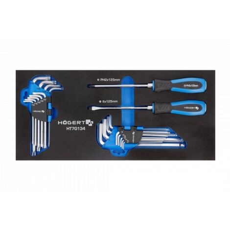 Ensemble d'outils Hogert HT7G134 20 unités