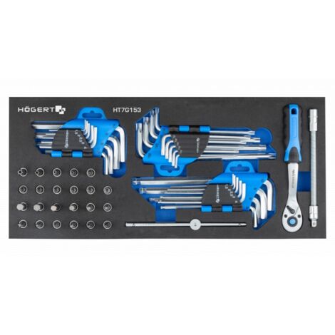 Ensemble d'outils Hogert HT7G153 53 unités
