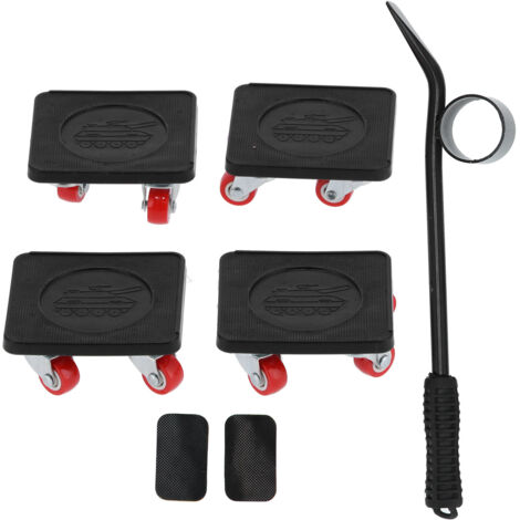 Ensemble d'outils mobiles de levage de meubles, rouleau de déplacement d'équipement pour le transport d'objets lourds