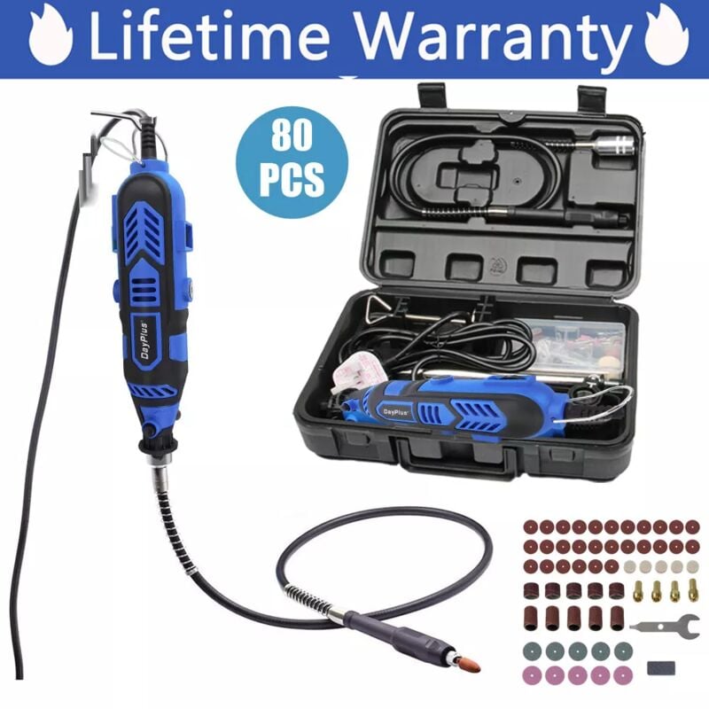 Ensemble d'outils multi rotatifs dremel accessoires compatibles mini perceuse hobby + valise