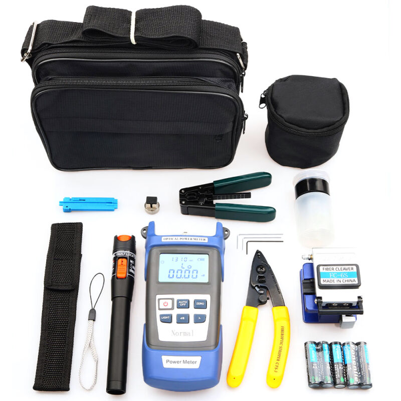 Lifcausal - Ensemble d'outils pour fibre optique Ensemble de cliveuse de fibre Ensemble d'outils de coupe à contact froid avec wattmètre optique