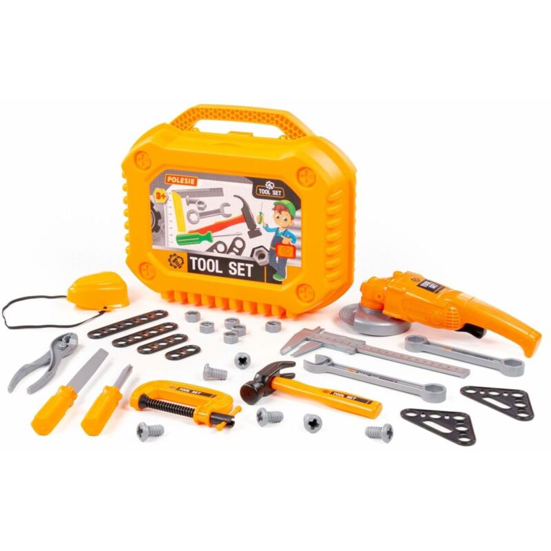 Ensemble d'outils valise 30 pièces broyeur Orange 89458