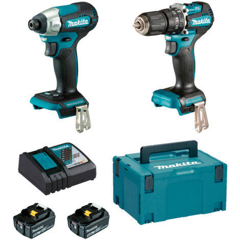ENSEMBLE DTD157+DHP487+BL1850×2+DC18RC+MAK3 MAKITA DLX2414TJ