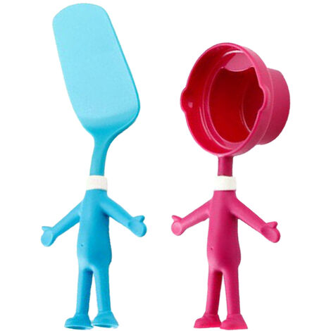 Ensemble D'Ustensiles De Cuisine En Forme Humaine 2 Pièces Avec Poignée Confortable, Lave-Vaisselle Facile À Nettoyer