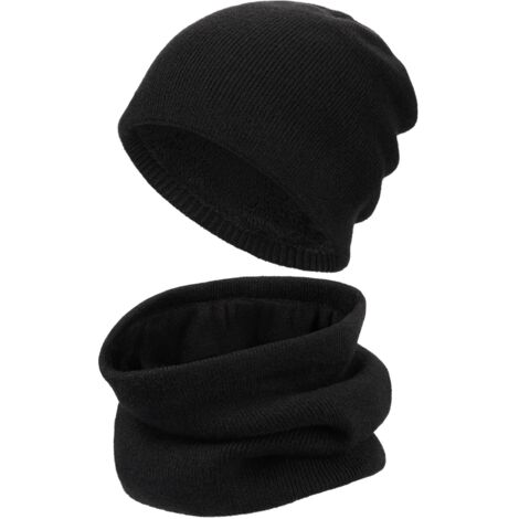 Ensemble écharpe chapeau d'hiver, cadeaux pour hommes femmes