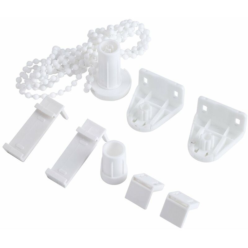 Ensemble Embrayage Chaîne de Store Enrouleur Perle Ajustable pour Store Rideau Voilage Tube 17mm Kit d'accessoires Support de Roue d'embrayage poulie