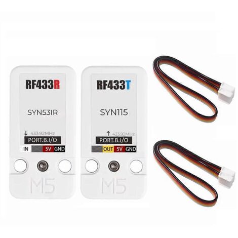 ensemble émetteur et récepteur RF sans fil, fréquence de fonctionnement 433,92 MHz