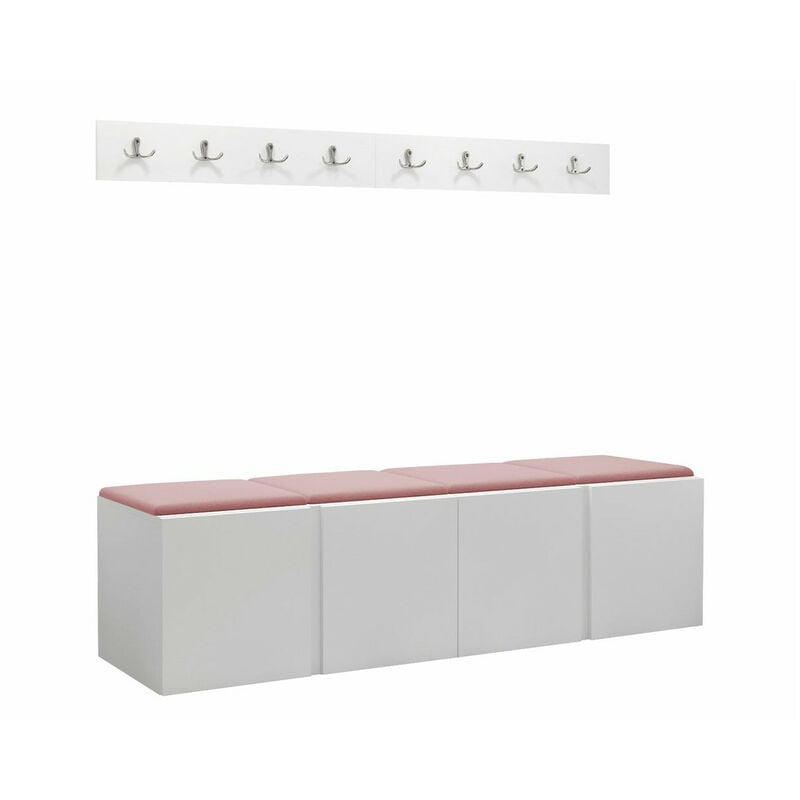 Mobilier1 - Meuble d'entrée Hartford 276, Manila 09, 0x0x0cm, Tapisserie, Stratifié, à poser, à suspendre