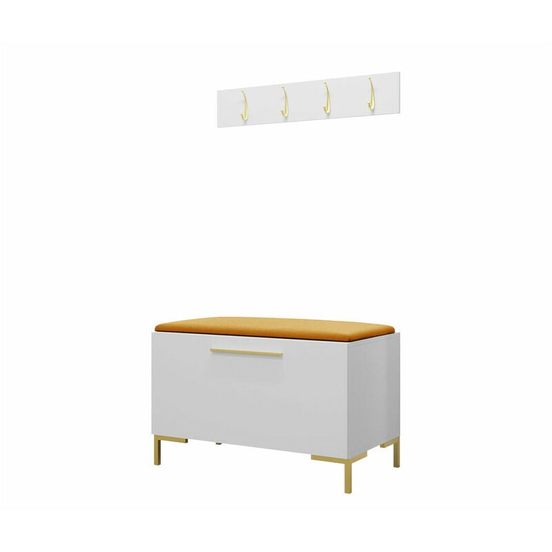 Meuble d'entrée Tivsoa 108, Manila 32, 0x0x0cm, Tapisserie, Stratifié, À poser, À suspendre