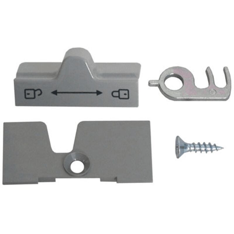 Dometic - ensemble fermeture de porte complet gris pour refrigerateur 241275730