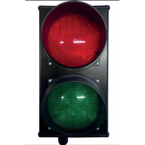 ENSEMBLE FEU SIGNAL.ROUGE/VERT DOUBLE