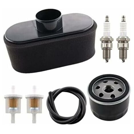 Ensemble filtre à air avec préfiltre à huile et bougie d'allumage pour moteur 4 temps Kawasaki FR651V FR691V FR730V FS481V FS541V FS600V FS651V FS691V FS730V.
