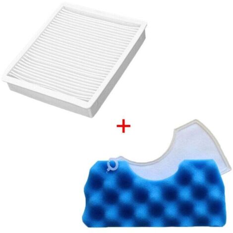 Ensemble Filtres Coton HEPA pour Aspirateur Accessoires Compatible SC4300 DJ63 00672D