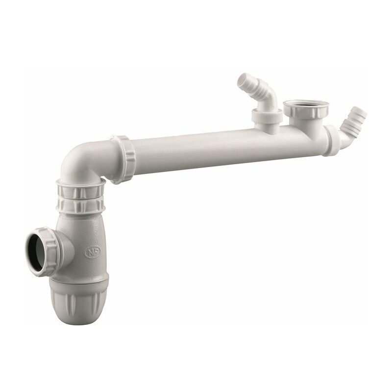 Siphon gain de place 1 bac Valentin Diamètre 40 mm