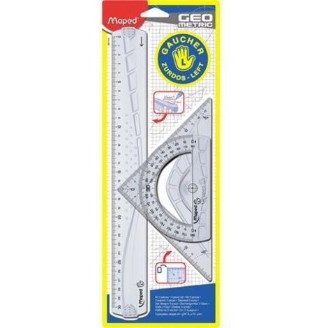 Ensemble géométrique de lignes/carrés/angles gauches MAPED