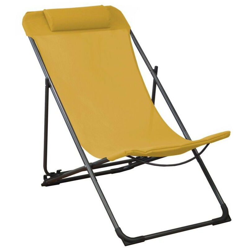 Lot De 2 Chiliennes Globe - Graphite/Moutarde - Proloisirs