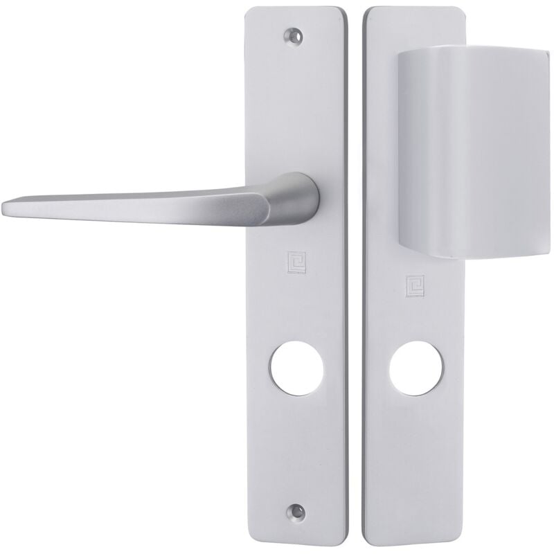 Heracles - Ensemble sur plaque hionna à trou diamètre 22,5mm palière argent B-HIONNA-12