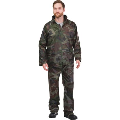 ENSEMBLE IMPERMÉABLE CAMO KPN TAILLE M - KUR KPN M