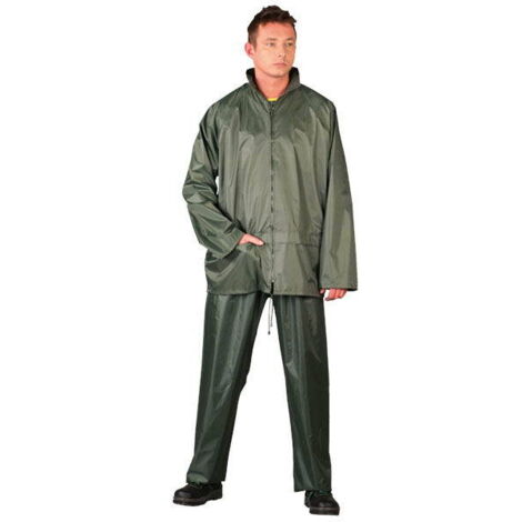 ENSEMBLE IMPERMÉABLE VERT KPLZ TAILLE M - KUR KPLZ M