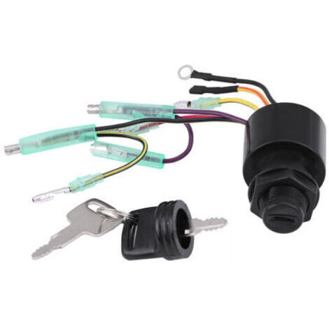 Ensemble interrupteur à clé pour moteur hors-bord Mercury - Boîtier de commande à distance compatible 87-17009A5 - OEM : 17009A5