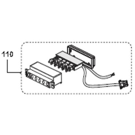 ENSEMBLE INTERRUPTEUR CLAVIER POUR HOTTE - 38452