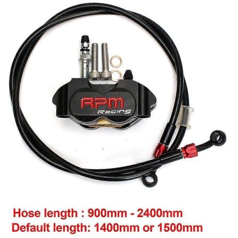 Ensemble maître-cylindre et étrier de frein à disque hydraulique avant et arrière pour moto Yamaha, scooter RSZ, Jog Force et moto tout-terrain (modification) - étrier et tube