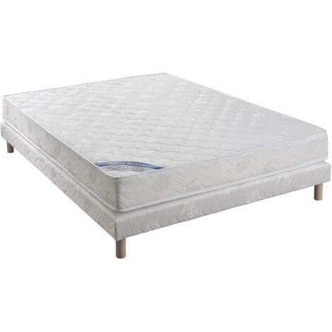 Ensemble Matelas ep17/18cm 140x190cm + sommier