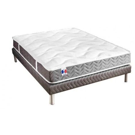 Ensemble Matelas latex HD ep18/19cm 140x190cm + Sommier