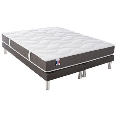 Ensemble Matelas mousse 35kg 2 faces de couchage 160x200