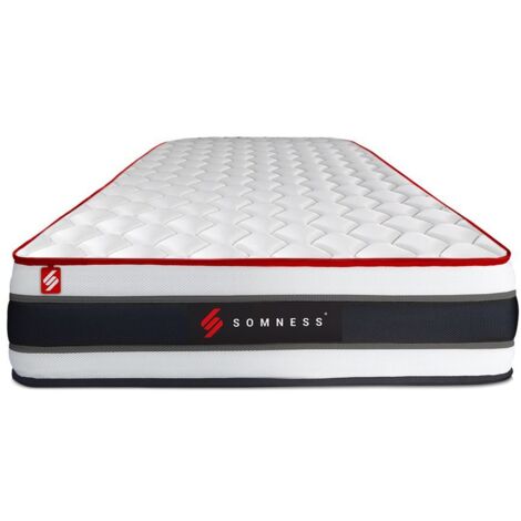 Ensemble matelas sommier Energy 90 x 190 cm - Couleur : Blanc