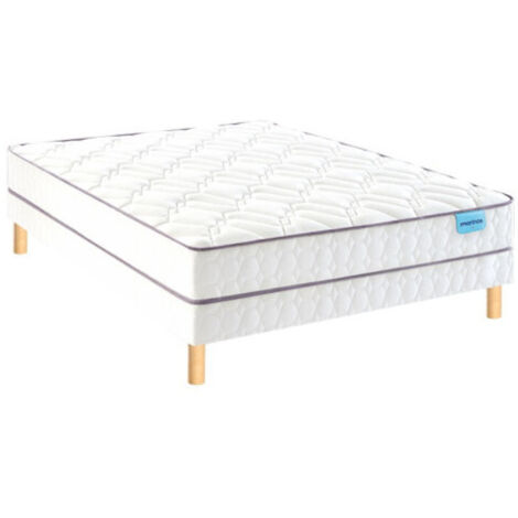Ensemble Merinos   MORNING ROUTINE  + Sommier twist + Pieds 160x200 Ressorts