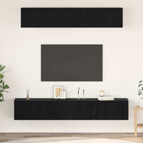 Ensemble meuble TV 5 pcs Chêne noir 100 x 30 x 30 cm vidaXL