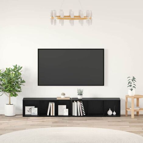 Ensemble meuble TV Chêne noir Bois d'ingénierie vidaXL