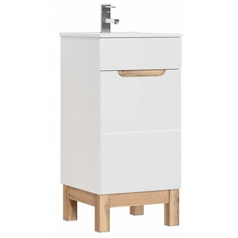 Ensemble meuble vasque - 40 cm - Cintra White - Livraison gratuite