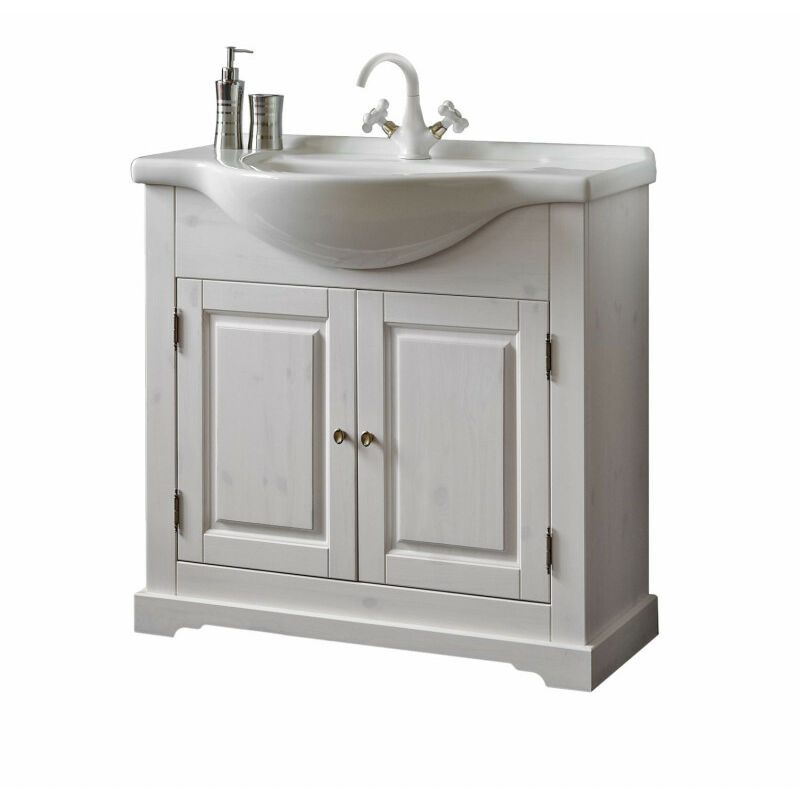 Ensemble meuble vasque de salle de bain - Bois - 85 cm - Sophie - Livraison gratuite