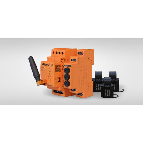 Ensemble : Moniteur de consommation d'énergie FOX MEF-3-40 avec lampe LK-BZ-3