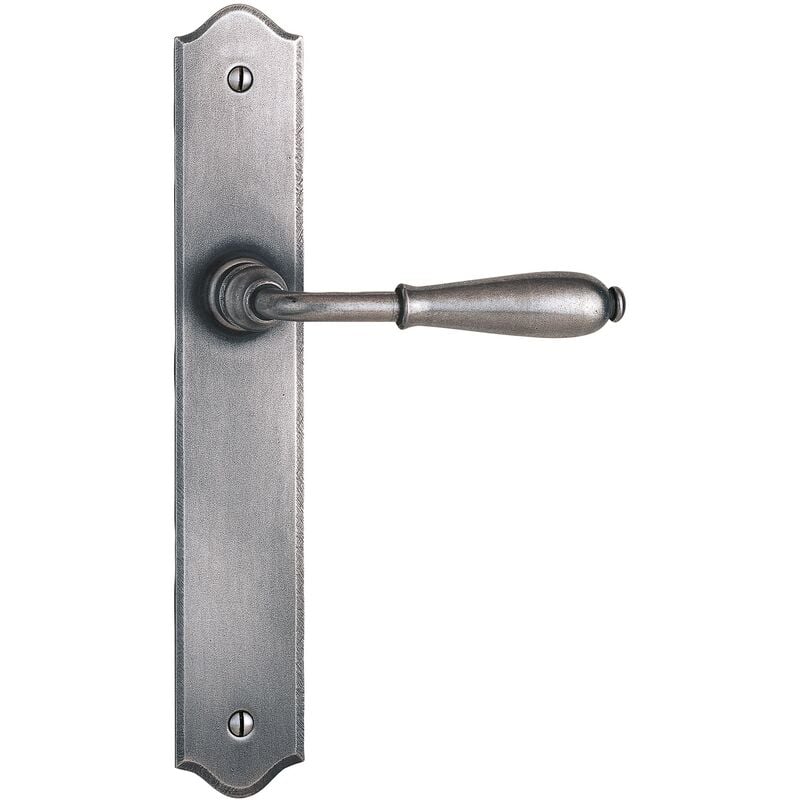 Ensemble double béquille sur plaque NEVERS fer cémenté bec de cane - BOUVET - ES69BA7032