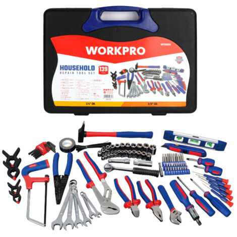 Ensemble Outils 139 Pièces Polyvalence Et Robustesse Pour Tous Projets. - Workpro