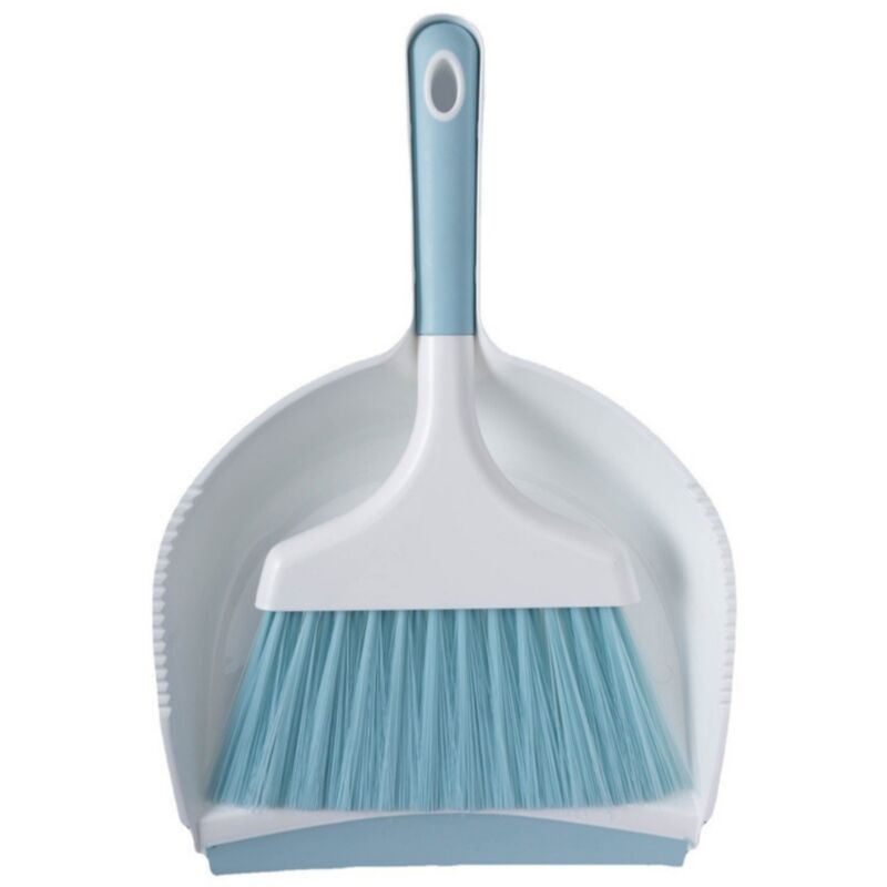 Ensemble pelle et balayette de table, coloris bleu azur, format 21 × 35 cm, nettoyage quotidien