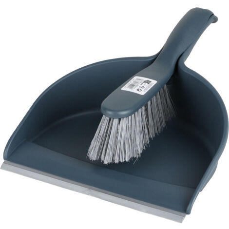 Ensemble pelle et balayette "Palio" - Bleu foncé - L 33 x P 23 x H 10 cm - Livraison gratuite