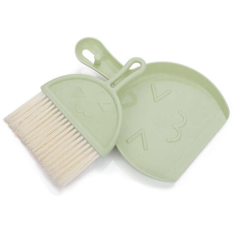 Ensemble pelle et balayette, petit balai et pelle à poussière, ensemble de nettoyage portable pour bureau