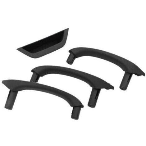 Ensemble poignée de porte intérieure de voiture tirer garniture bol pour-bmw noir 4 pièces