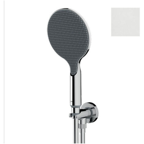 Ensemble pomme de douche et prise d'eau blanc mat Apice - Bossini CE3002C045