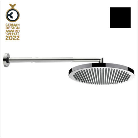 Ensemble pomme de tête et bras de douche 280mm noir mat Apice - Bossini H70430I073