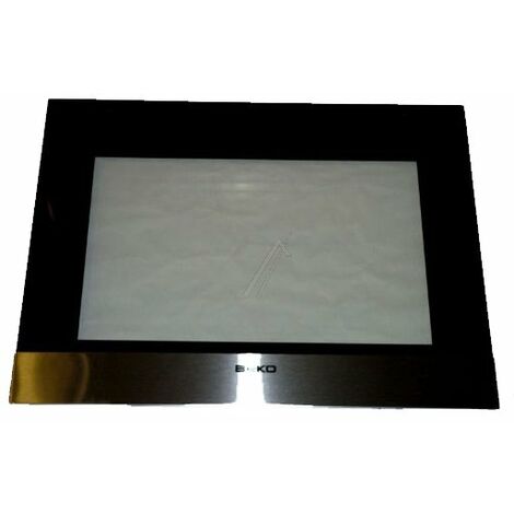 ENSEMBLE PORTE INOX POUR FOUR BEKO - D20581