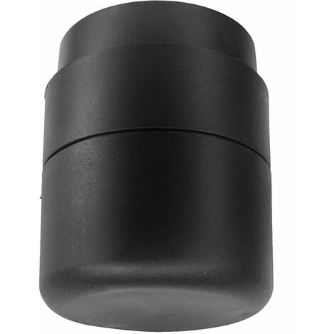 Ensemble pour pied de meuble rond Ø55mm en plastique avec base réglable 23 - 33mm et adaptateur TV Armoire Canapé Commode Table Chaise, hauteur 30mm