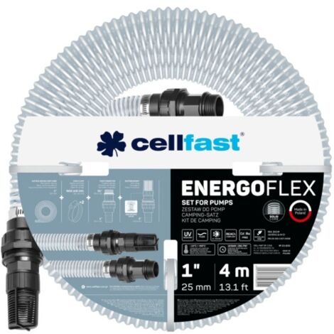 ENSEMBLE POUR POMPE AVEC PANIER ET RACCORDS ENERGOFLEX 1'' 4 MB - C 23-650