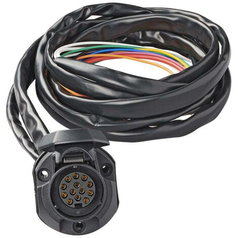 Ensemble prise precable 13 broches pvc type jaeger cable 150m
