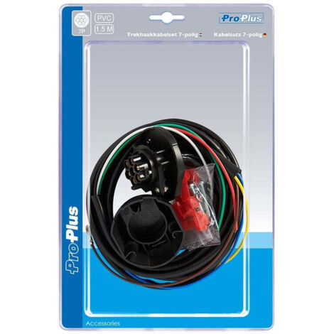 Ensemble prise precable 7 broches pvc cable 150m sous blister