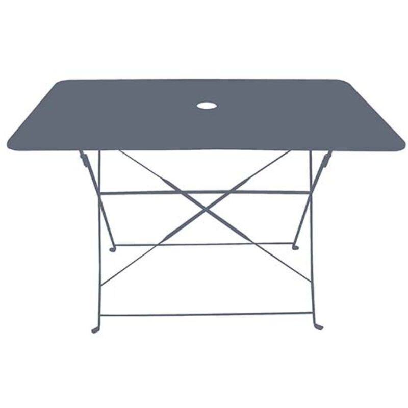 Chalet&jardin - Ensemble pliant bistrot (1 table + 4 chaises) - Gris Chalet&jardin - Ensemble pliant bistrot (1 table + 4 chaises) - Gris